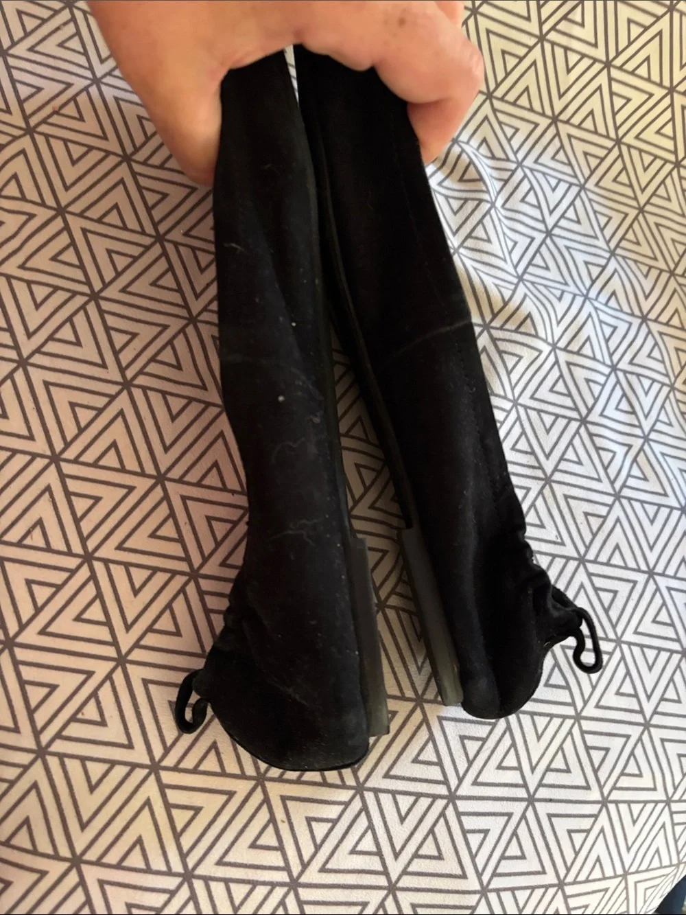 Kelsi Dagger Black Pointed Toe Embellished Ballet Flats